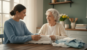 Welche Aufgaben übernimmt - Stunden-Pflegekraft täglichen Familienalltag