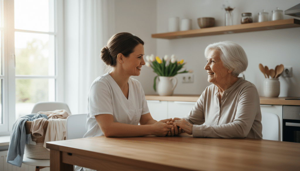 sind polnische Pflegekräfte Übersicht Illustration