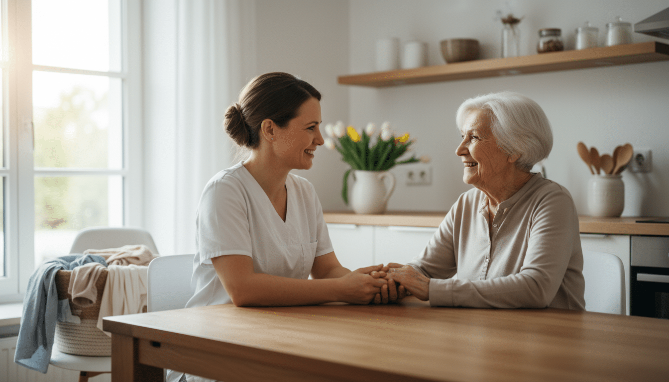 sind polnische Pflegekräfte Übersicht Illustration