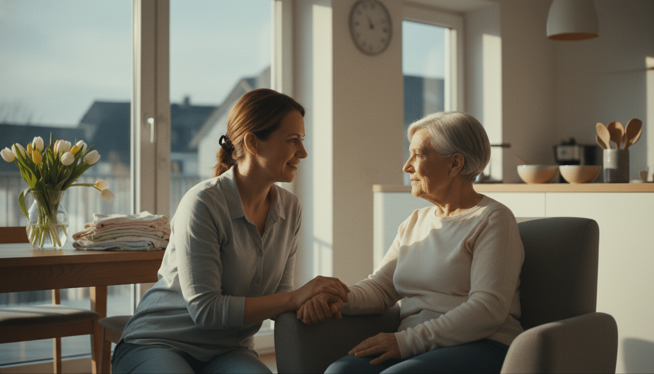 schnell kann - Stunden-Pflegekraft familiären Notfall