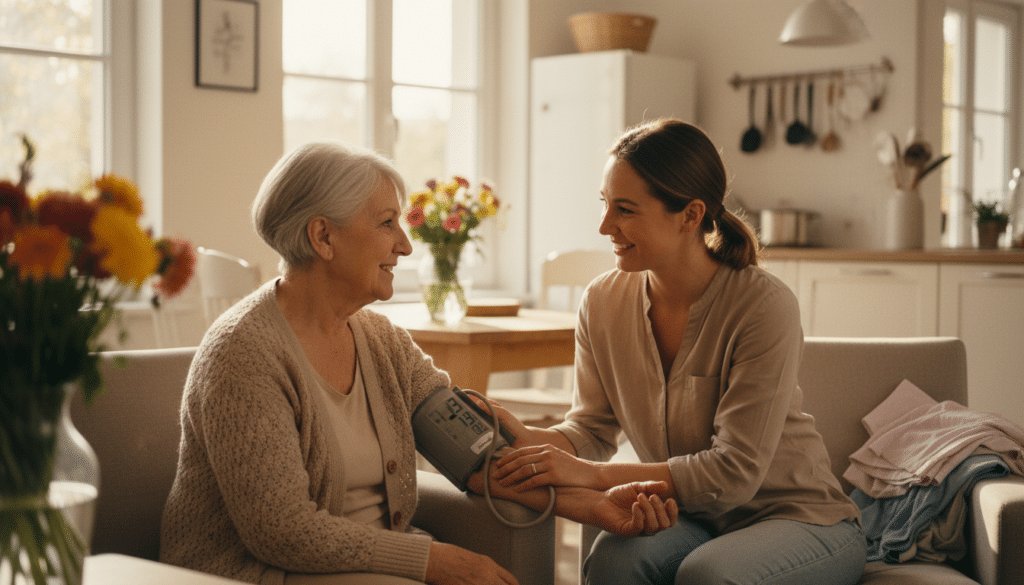 Welche medizinischen Aufgaben - Stunden-Pflegekraft legal Hause
