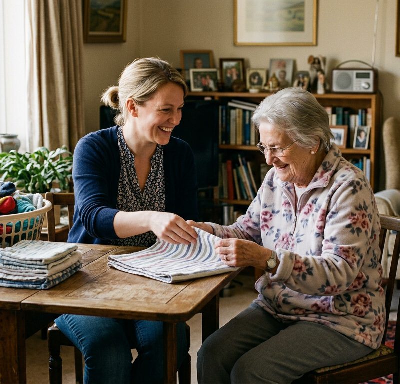 viele Stunden arbeitet - Stunden-Pflegekraft pro Tag